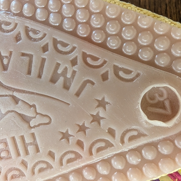 Hiba Jmila Embroidered Slip On Flatforms Made In Morocco Size 37 Colorful Boho - Picture 9 of 10